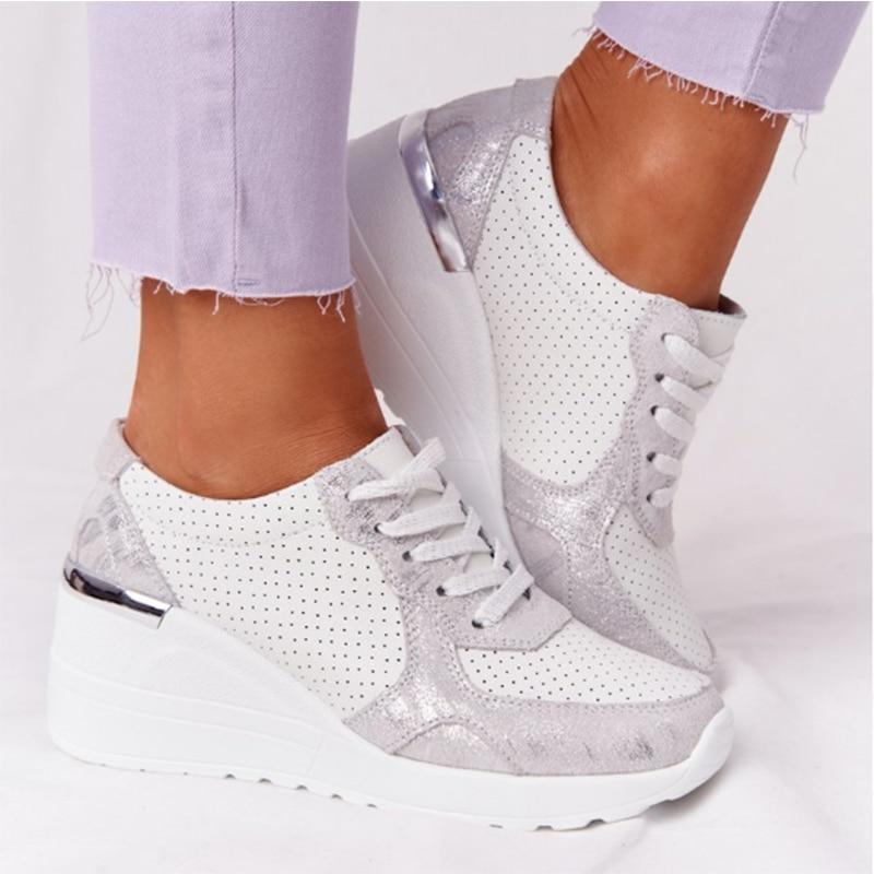 Damskie sneakersy z elastyczną podeszwą i nowoczesnym designem – stylowe wsparcie na każdy dzień