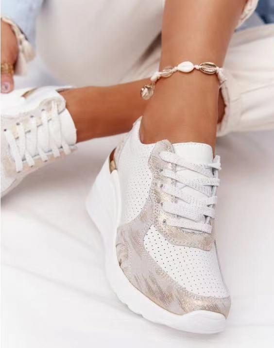 Damskie sneakersy z elastyczną podeszwą i nowoczesnym designem – stylowe wsparcie na każdy dzień
