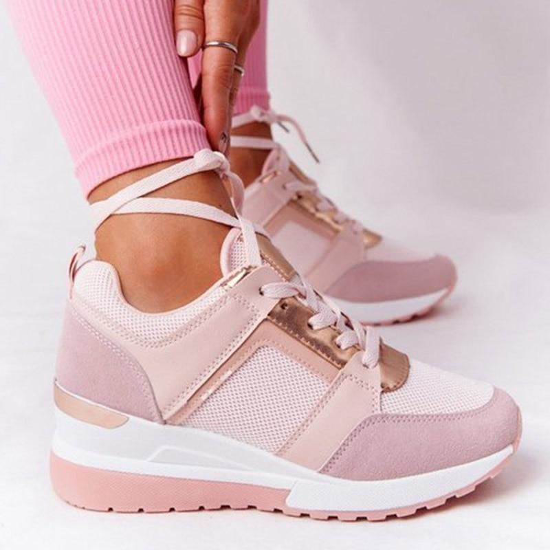 Damskie sneakersy z elastyczną podeszwą i nowoczesnym designem – stylowe wsparcie na każdy dzień
