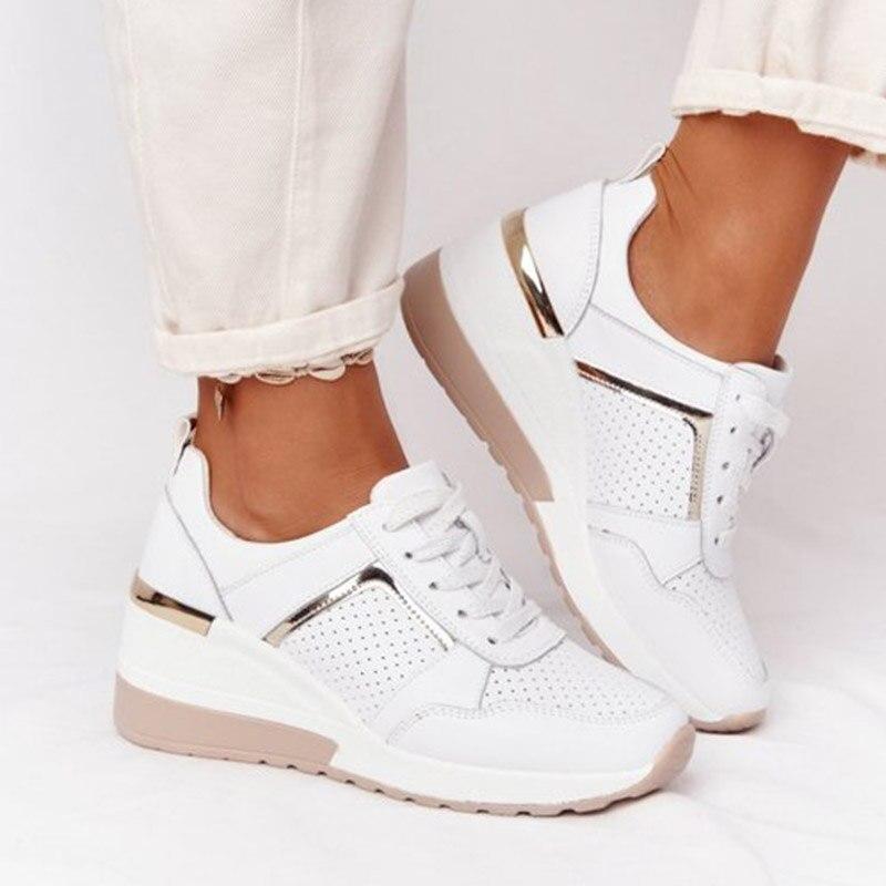 Damskie sneakersy z elastyczną podeszwą i nowoczesnym designem – stylowe wsparcie na każdy dzień
