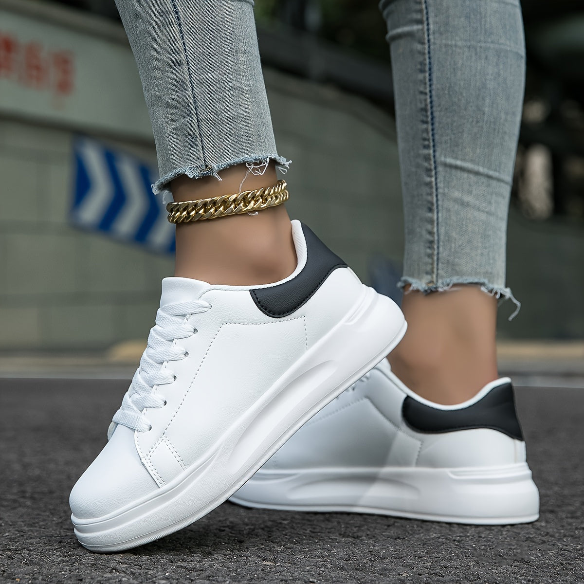 Damskie sneakersy z komfortową amortyzacją – stylowy krok każdego dnia