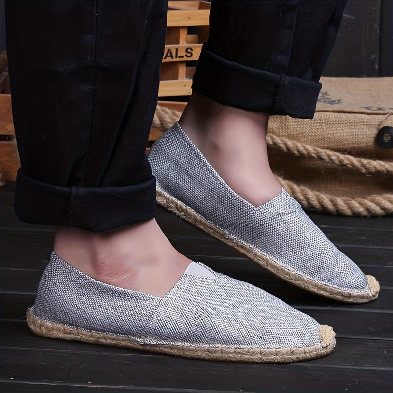Espadryle męskie na lato w stylu loafers