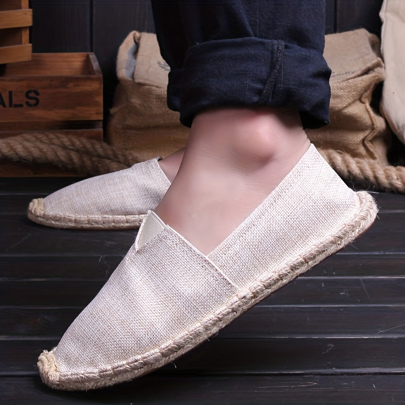 Espadryle męskie na lato w stylu loafers