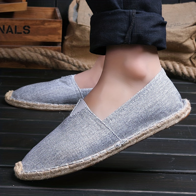 Espadryle męskie na lato w stylu loafers