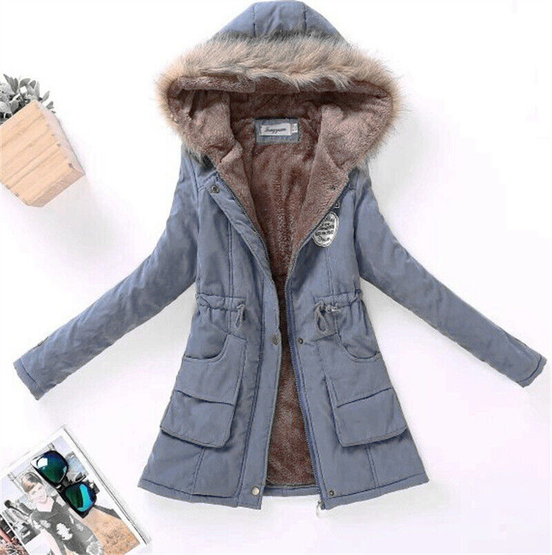 Zofia Slim Fit Parka na Wiosnę z Kapturem – Wygodna i Stylowa