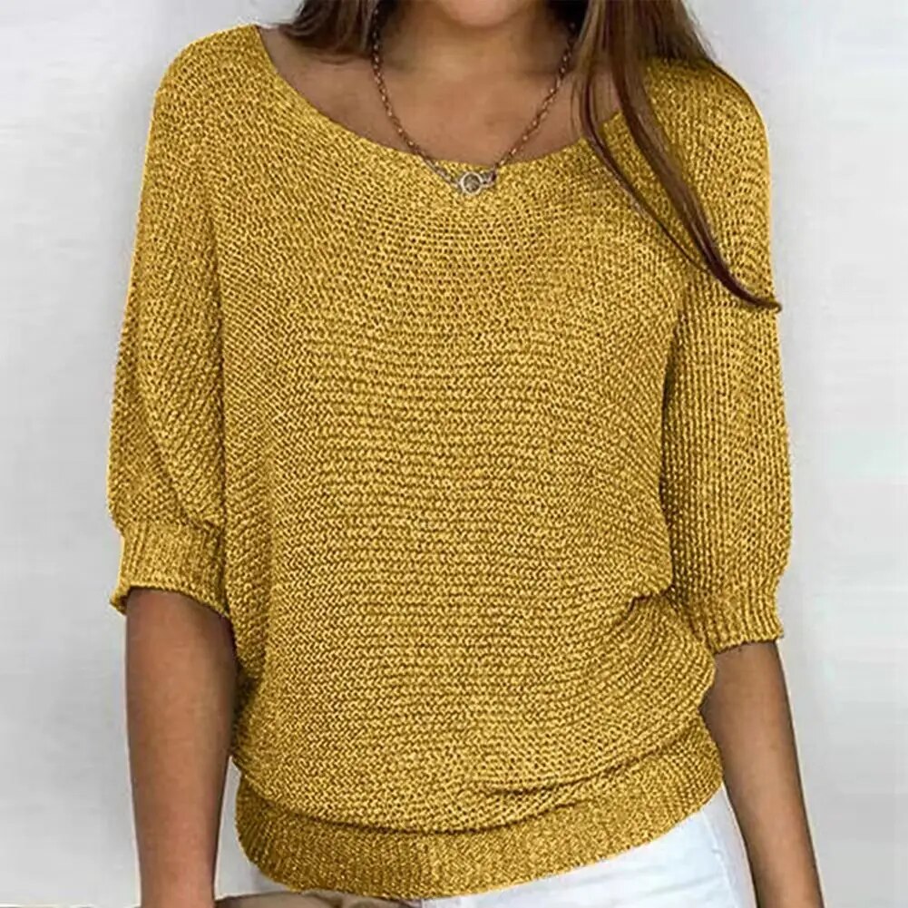 Izabela | Sweter damski z rękawem 3/4
