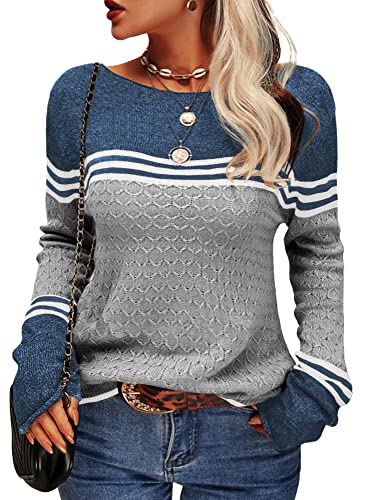 Agnieszka | Sweter damski w paski