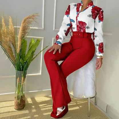 Zofia - Komplet damski elegancki - Stylowa i ponadczasowa 2-częściowa stylizacja
