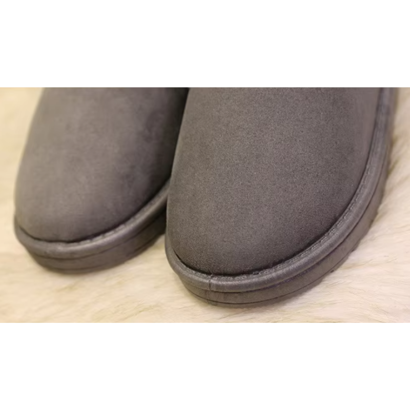Malwina - Skórzane Wysokie Miękkie Buty Zimowe Damskie