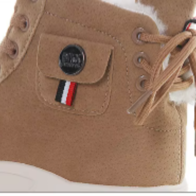 Michalina - Proste Wysokie Buty Zimowe Damskie