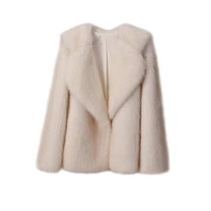 Karolina Fluffy Wiosenny Płaszcz – Modny i Stylowy