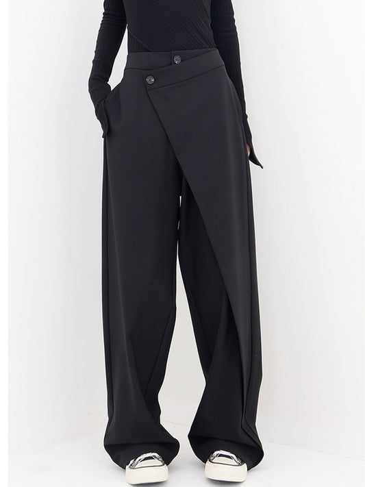 Nina - Damskie Asymetryczne Baggy Spodnie