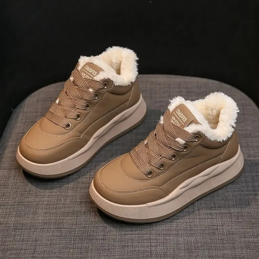 Izabela - Lekkie Futrzane Buty Zimowe Damskie