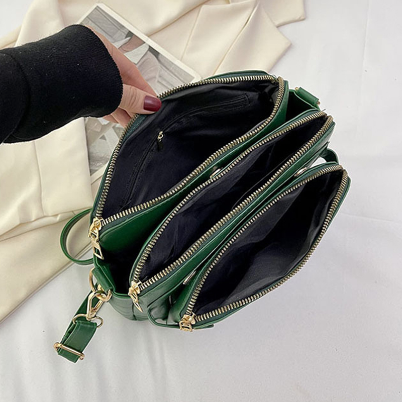 Eulalia - Skórzana crossbody torebka na ramię