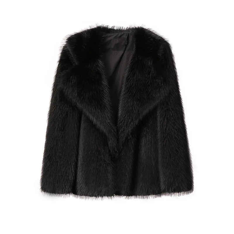 Karolina Fluffy Wiosenny Płaszcz – Modny i Stylowy