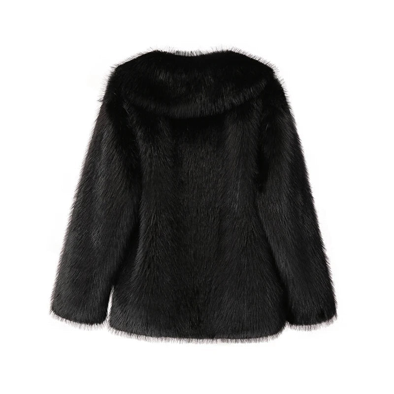 Karolina Fluffy Wiosenny Płaszcz – Modny i Stylowy