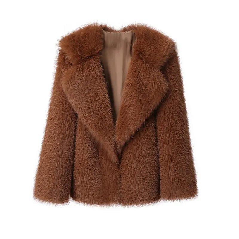 Karolina Fluffy Wiosenny Płaszcz – Modny i Stylowy