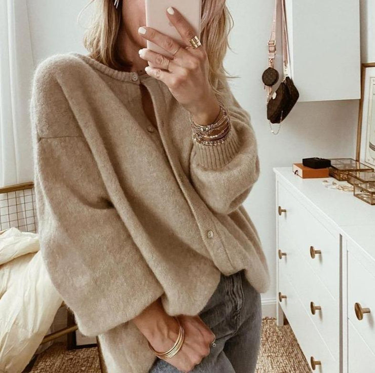 Izabela | Oversize kardigan damski