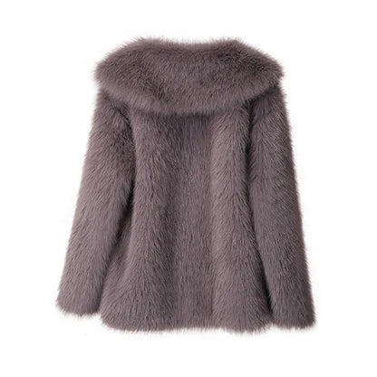 Karolina Fluffy Wiosenny Płaszcz – Modny i Stylowy
