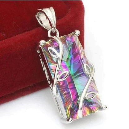 Lena Drzewo życia z kamieniem tęczowym – duchowy amulet