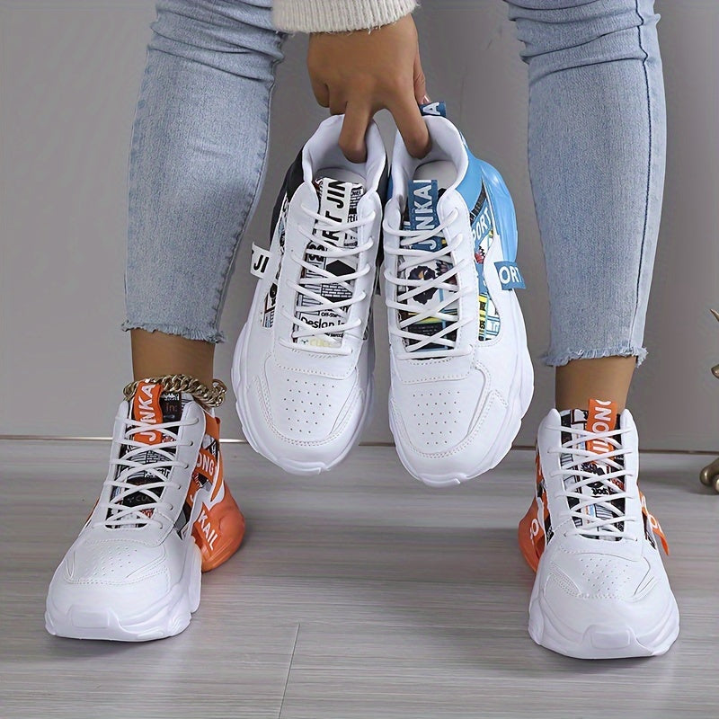 Marianna - Colorblock Casual Sneakersy dla Kobiet