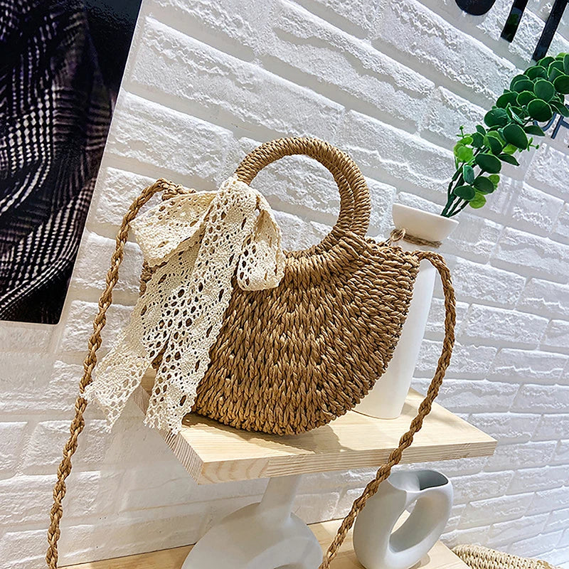Aleksandra - Crossbody torba z wikliny