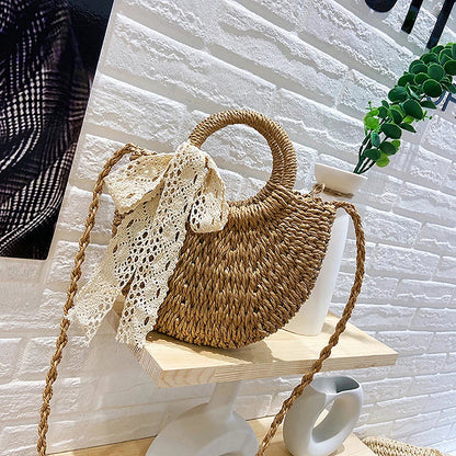 Aleksandra - Crossbody torba z wikliny