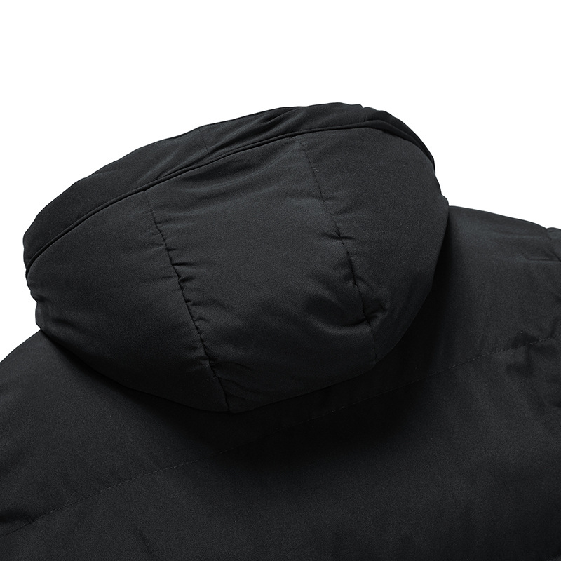 Damian | Kurtka męska zimowa długa pikowana