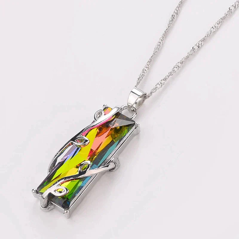 Lena Drzewo życia z kamieniem tęczowym – duchowy amulet