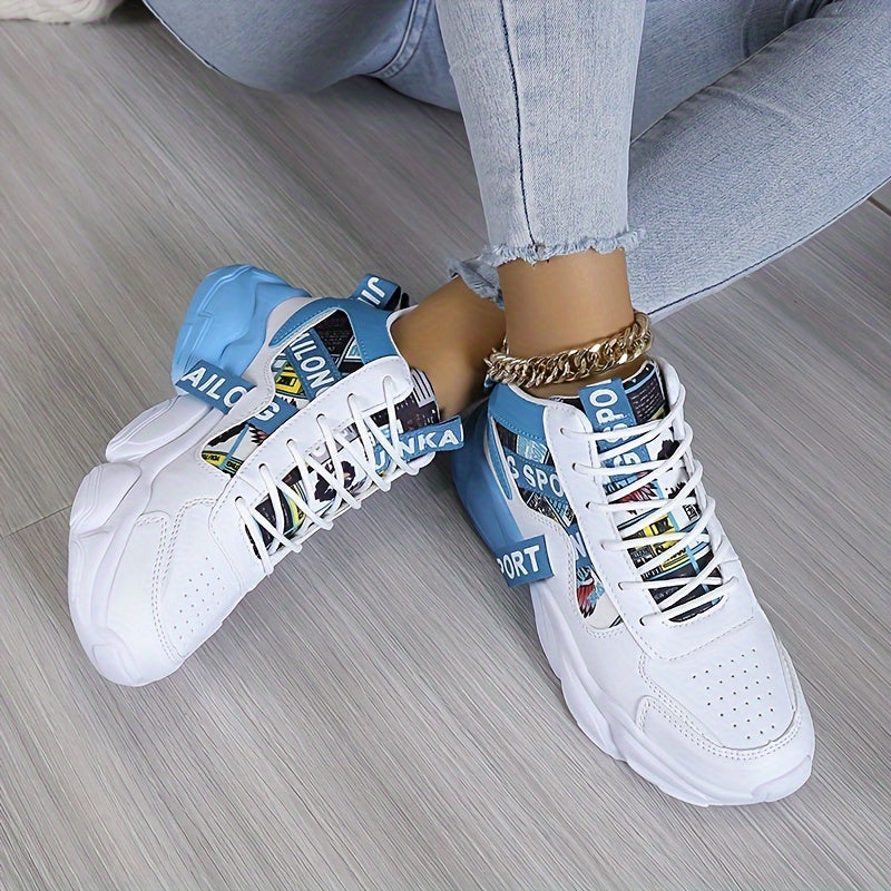 Marianna - Colorblock Casual Sneakersy dla Kobiet