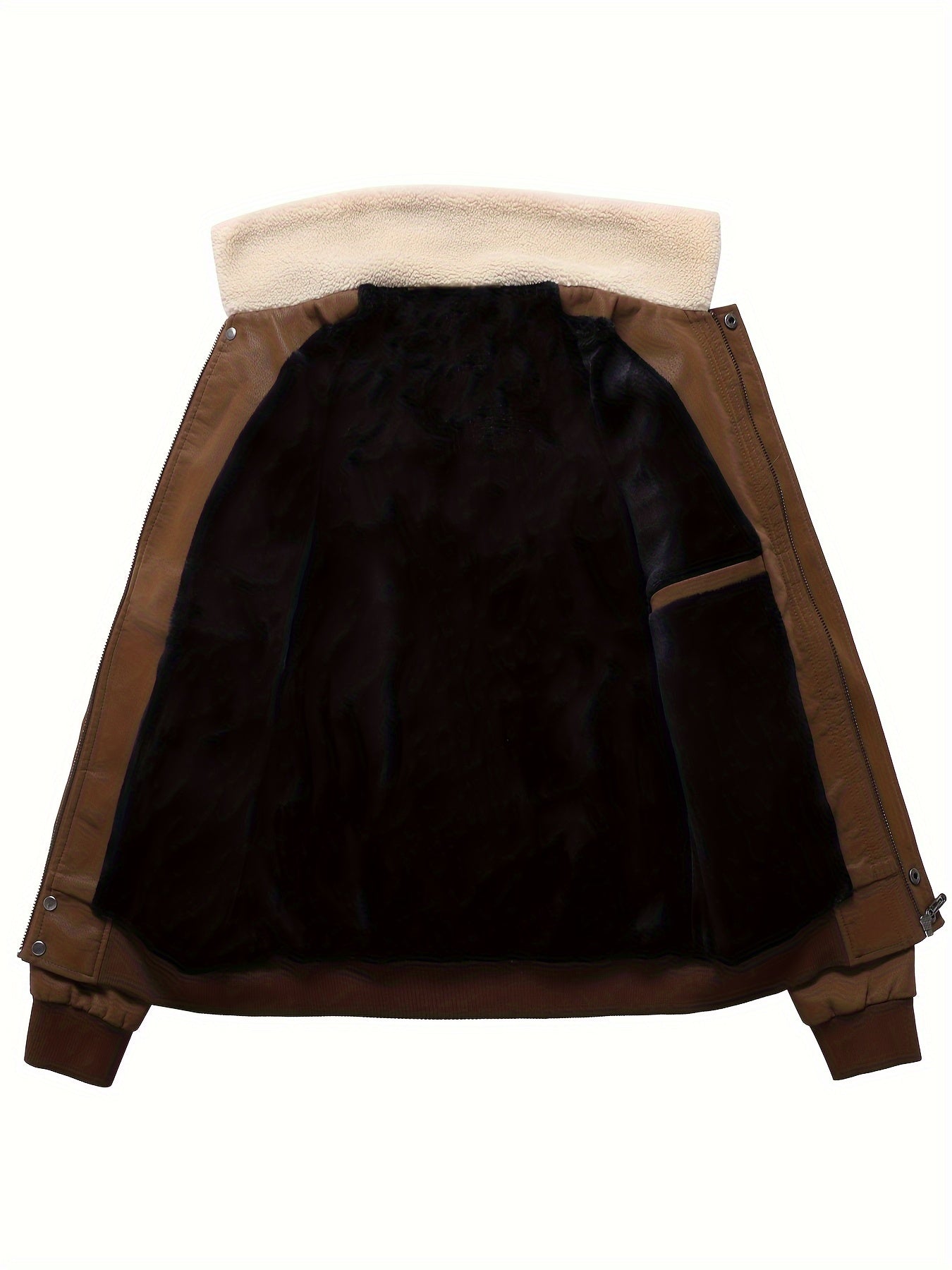 Maksym | Kurtka pilotka zimowa męska z futrzanym kołnierzem