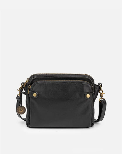 Eulalia - Skórzana crossbody torebka na ramię
