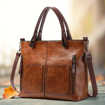 Elwira – Torebka Vintage z Naturalnej Skóry