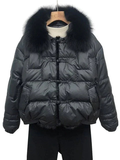 Łucja Oversize Pikowana Kurtka na Wiosnę – Vintage i Lekka