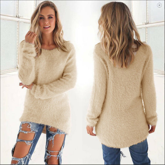 Natalia - Elegancki Damski Sweter z Klasycznym Akcentem