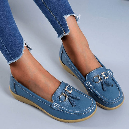 Aniela - Skórzane Loafers - Eleganckie i Wygodne
