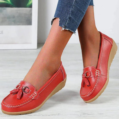 Aniela - Skórzane Loafers - Eleganckie i Wygodne