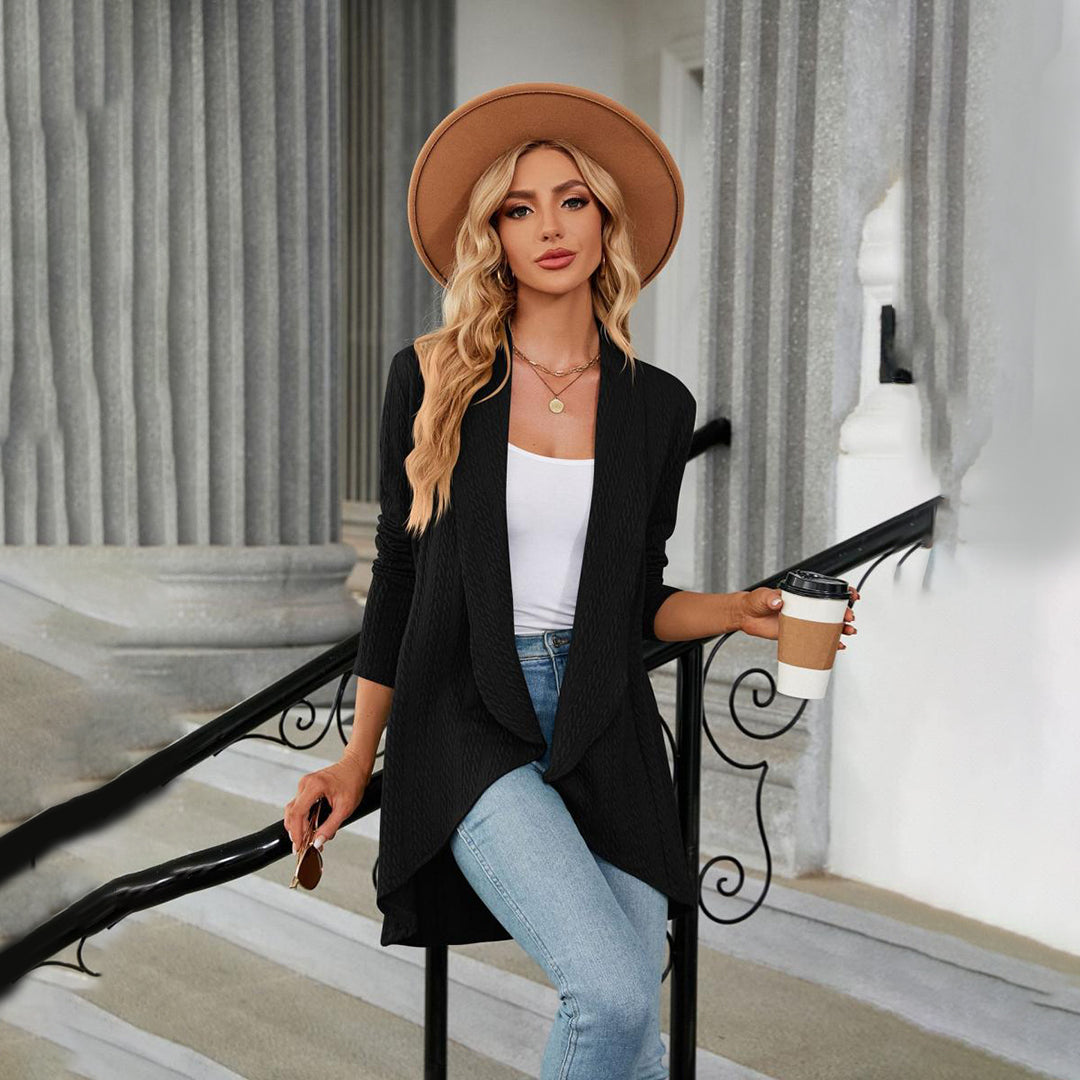 Karolina - Elegancki Damski Kardigan z Miękkiej Dzianiny