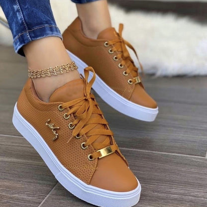 Estrella | Sneakersy damskie jesień z podwyższoną podeszwą
