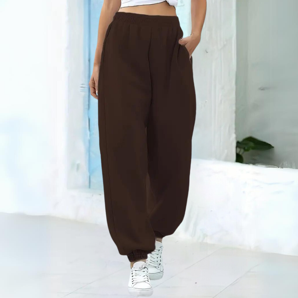 Bronisława - Damskie Stylowe Spodnie w Kamuflaż