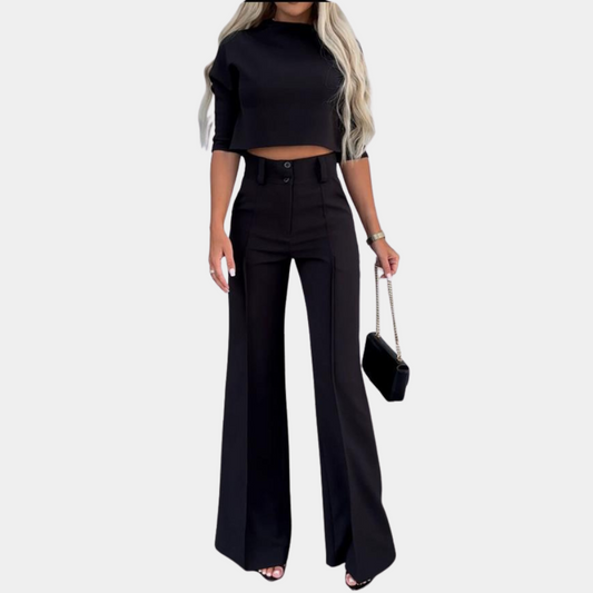 Ewelina - Komplet damski elegancki - Stylowa opcja na różne okazje