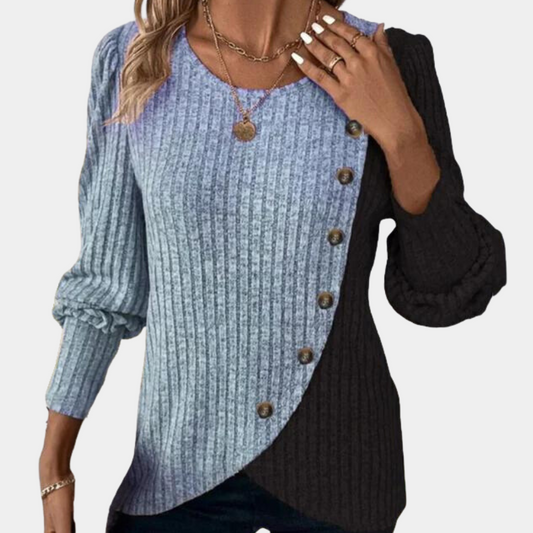 Elegante - Wykwintny Sweter Damski o Unikalnym Designie