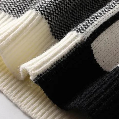 Marek | Modny sweter męski z geometrycznym wzorem