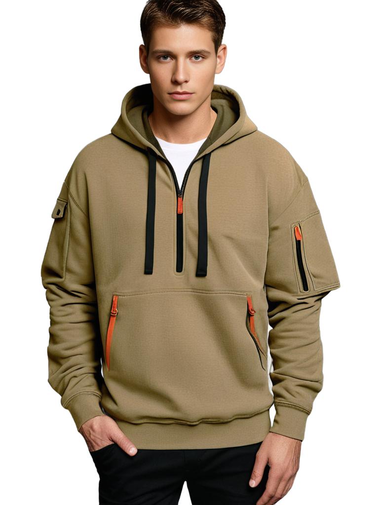 Kamil | Bluza męska jesień z zamkiem