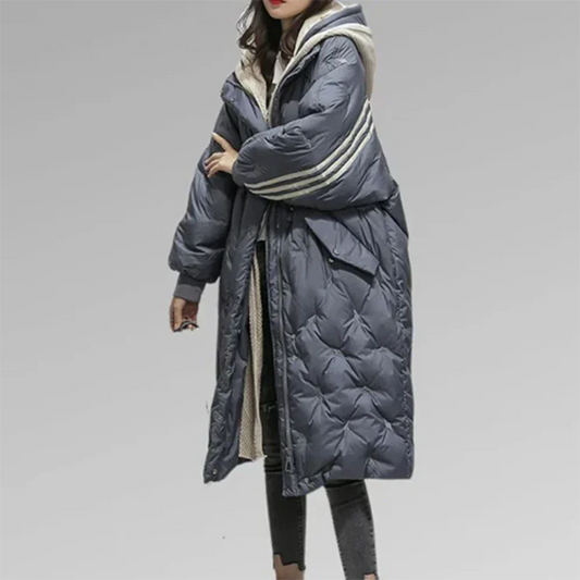Jagoda | Płaszcz damska zimowy oversize