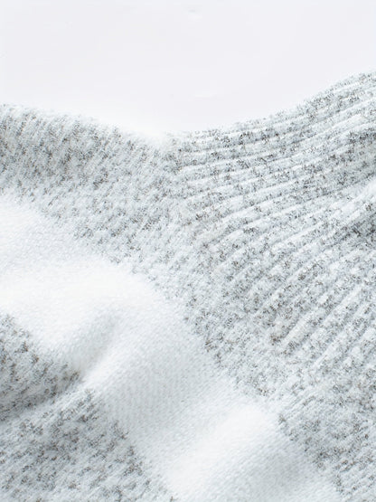 Julia | Sweter w paski z golfem damski