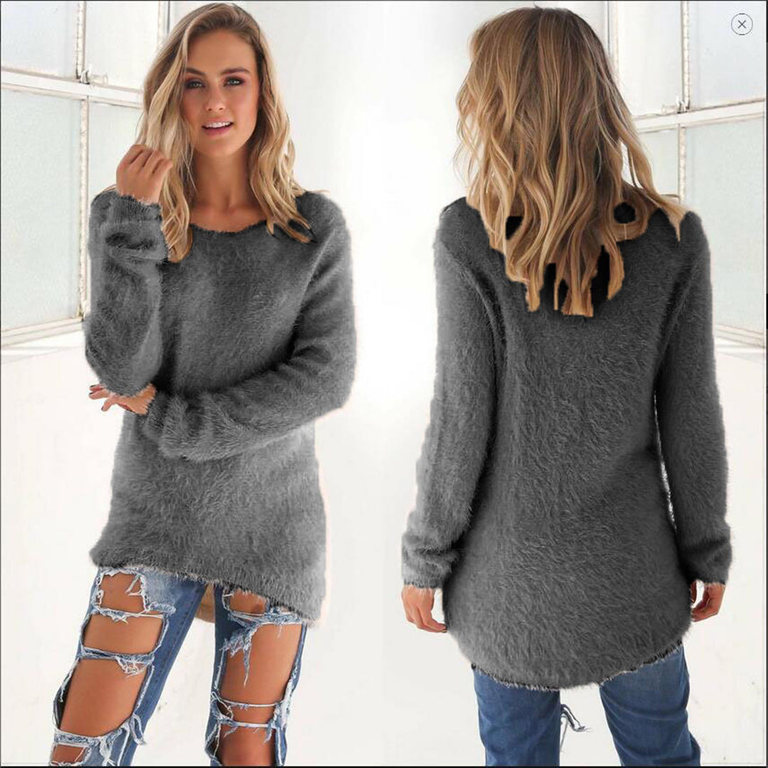 Natalia - Elegancki Damski Sweter z Klasycznym Akcentem
