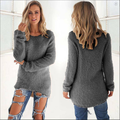 Natalia - Elegancki Damski Sweter z Klasycznym Akcentem