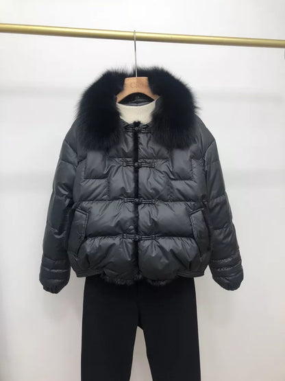 Łucja Oversize Pikowana Kurtka na Wiosnę – Vintage i Lekka