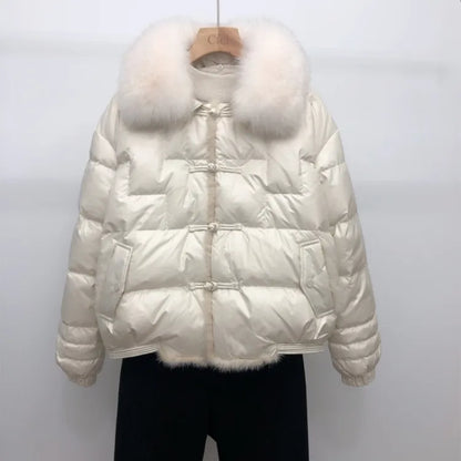 Łucja Oversize Pikowana Kurtka na Wiosnę – Vintage i Lekka